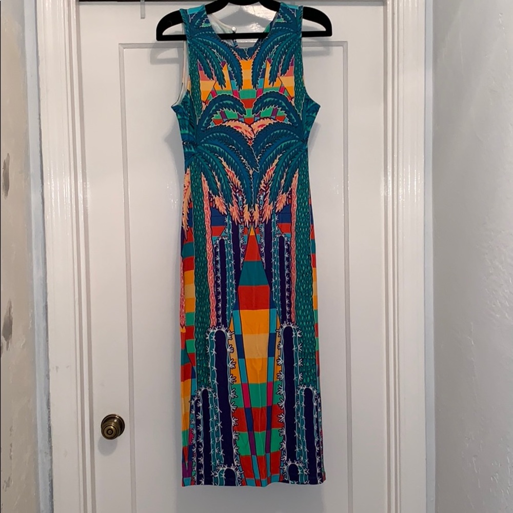 Mara Hoffman Tropical Midi Dress, Size M